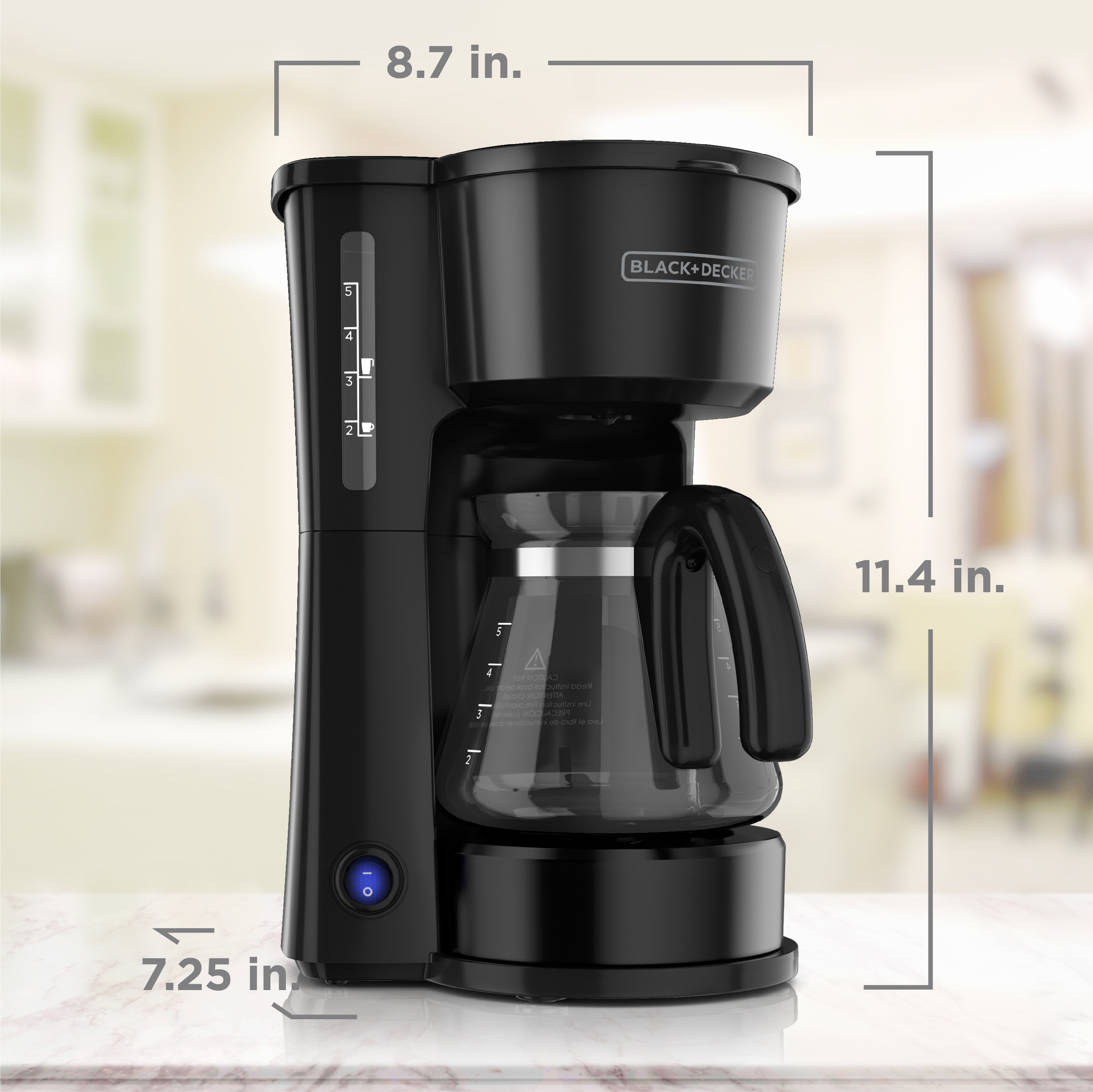 4 in 1 5 Cup Serving Station Coffeemaker CM0755BZ BLACK DECKER